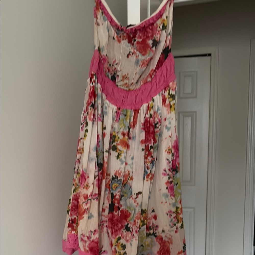 Floral Pink Kids Dress